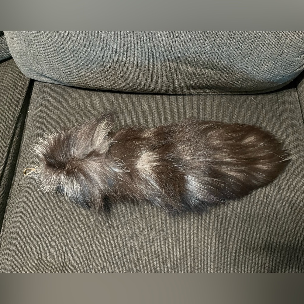 Foxtail keychain/handbag accessory